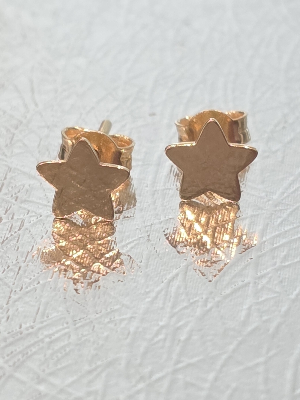 ✨️🍀18K Real Gold Star Stud Earrings🍀✨️